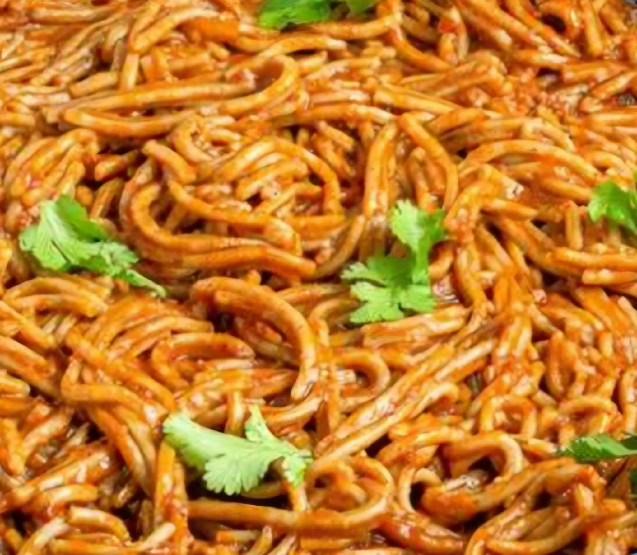 Jollof spaghetti